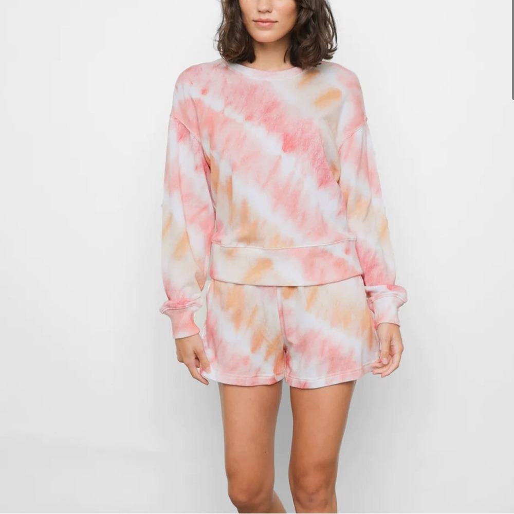 Rails Sunset Tie Dye Jane Shorts Pink & Orange Size Small